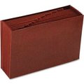 Smead Smead® Jan-Dec Open Accordion Expanding File, 12 Pocket, Legal, Leather-Like Redrope 70490